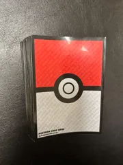 モンスターボールデザイン　モンスターボール柄　　スリーブ　デッキシールド　62枚