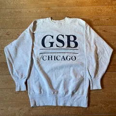 90's USA製 Champion REVERSE WEAVE GSB CHICAGO sweat. 古着　チャンピオン　リバースウィーブ　グレー　XXL