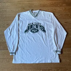 90's Lee SPORT NFL New York JETS light oz shirt. 古着　ニューヨーク　ジェッツ　ライトオンススウェット　アメフト　ホワイト　白