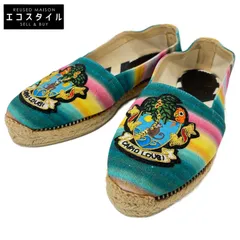 Christian Louboutin クリスチャンルブタン CARIO LOUBI FLAT ワッペン付 エスパドリーユ 37