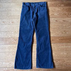 80's Levi's 517 corduroy boots cut pants. 古着　リーバイス 517 コーデュロイ　フレアパンツ　ブーツカット　ネイビー　紺　W36