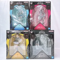 4種セット 「一番くじ ホロライブ ～Villain Style～」 白上フブキ 大神ミオ 角巻わため 獅白ぼたん フィギュア