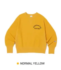 Champion リバースウィーブ ブルー タグ 起毛 クルーネック スウェットシャツ