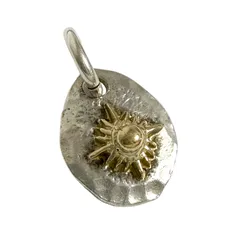 アリゾナフリーダム　メンズ　ペンダントトップ　チャーム　K18　シルバー　太陽神