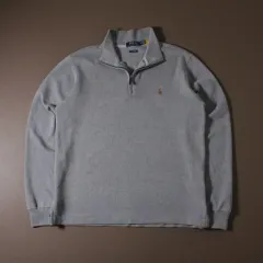 Polo ポロ ラルフローレン 新モデル グレー ハーフジップアップ