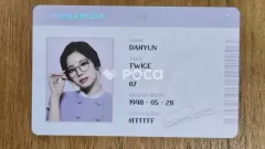 TWICE ダヒョン Formula of Love: O＋T=＜3 SCIENTIST ID CARD