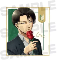 【中古】紙製品 リヴァイ(アップ) 「進撃の巨人 トレーディング 描き下ろしイラスト ミニ色紙」