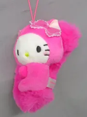 【中古】ぬいぐるみマスコット・ぬいぐるみバッジ チャーミーキティ 平成ふわふわ尻尾マスコット 「サンリオキャラクターズ」