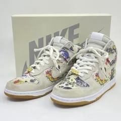 Supreme × NIKE SB DUNK HIGH OG QS シュプリーム ナイキ ダンクハイ FD8779-100 U9 27cm 箱有 ※中古