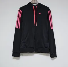 アディダス BLACKPINK レディース フードジップアップ ジャージ