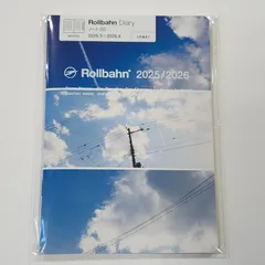 【※商品説明必読！2026年4月まで使用可能】ロルバーン　2025年3月始まりノートダイアリー(2025年3月始まり)　B6サイズ　フィルム・A柄