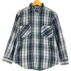 古着 長袖 フランネルチェックシャツ メンズXL相当/eaa602768