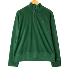 古着 ラルフローレン Ralph Lauren POLO by Ralph Lauren ハーフボタン スウェットシャツ トレーナー メンズL相当/eaa598831