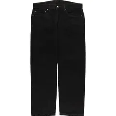 古着 リーバイス Levi's 505 ブラックデニム テーパードデニムパンツ メンズw36相当/eaa419421