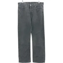 古着 リーバイス Levi's 505 ブラックデニム テーパードデニムパンツ メンズw34相当/eaa419711
