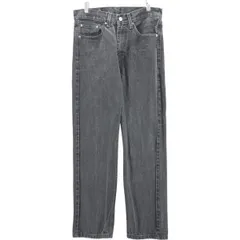 古着 リーバイス Levi's 505 ブラックデニム テーパードデニムパンツ メンズw30相当/eaa419430