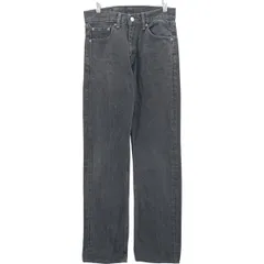 古着 リーバイス Levi's 505 ブラックデニム テーパードデニムパンツ メンズw29相当/eaa419454