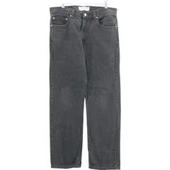 古着 リーバイス Levi's 505 REGULAR FIT ブラックデニム テーパードデニムパンツ メンズw35相当/eaa419926