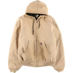 古着 80~90年代 カーハート Carhartt アクティブジャケット ダックフルジップパーカー USA製 メンズL相当 ヴィンテージ/eaa597722