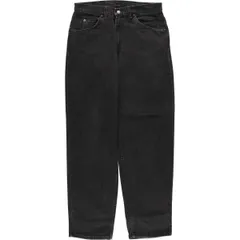 古着 90年代 リーバイス Levi's 50634-0419 オレンジタブ ブラックデニム テーパードデニムパンツ メンズw33相当 ヴィンテージ/eaa482999