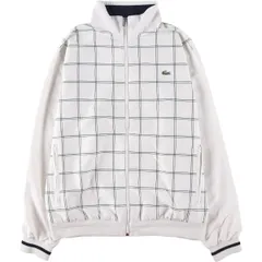 古着 ラコステ LACOSTE SPORT チェック柄 ウインドブレーカー メンズL相当/eaa601890のサムネイル