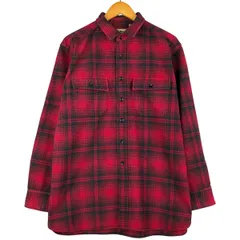 古着 70~80年代 エルエルビーン L.L.Bean 長袖 フランネルチェックシャツ メンズL相当 ヴィンテージ/eaa598334