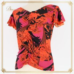 社交ダンスパーティ。ロイヤルダンスチャコットChacott上品なトップスドレス 社交ダンスパーティ。ロイヤルダンスチャコットChacott上品なトップス