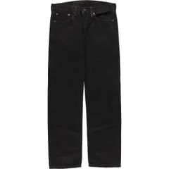 古着 リーバイス Levi's 505 ブラックデニム テーパードデニムパンツ メンズw34相当/eaa419406