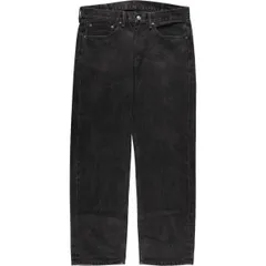 古着 リーバイス Levi's 505 ブラックデニム テーパードデニムパンツ メンズw35相当/eaa419417