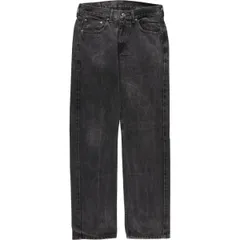 古着 リーバイス Levi's 505 ブラックデニム テーパードデニムパンツ メンズw30相当/eaa419439