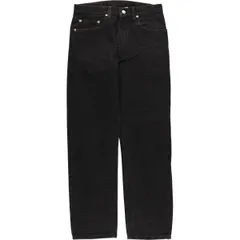 古着 90年代 リーバイス Levi's 505 REGULAR FIT STRAIGHT LEG ブラックデニム テーパードデニムパンツ メンズw31相当/eaa419919