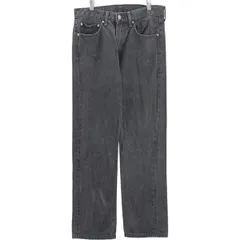 古着 リーバイス Levi's 505 ブラックデニム テーパードデニムパンツ メンズw31相当/eaa419373