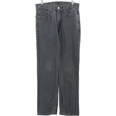 古着 リーバイス Levi's 505 ブラックデニム テーパードデニムパンツ メンズw30相当/eaa419460