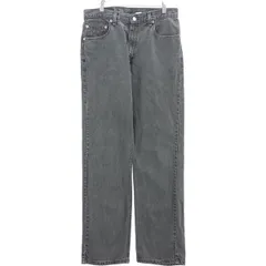 古着 00年代 リーバイス Levi's 505 REGULAR FIT STRAIGHT LEG ブラックデニム テーパードデニムパンツ メンズw32相当/eaa482435