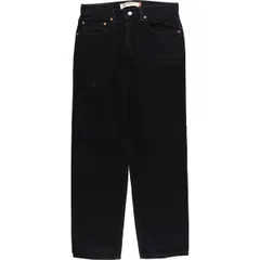 古着 00年代 リーバイス Levi's 550 RELAXED FIT ブラックデニム テーパードデニムパンツ メンズw32相当/eaa482457