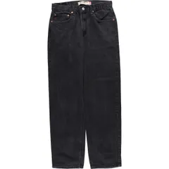 古着 00年代 リーバイス Levi's 550 RELAXED FIT ブラックデニム テーパードデニムパンツ メンズw31相当/eaa482427