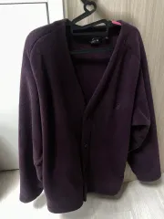 ユニクロXニードルズ パープル フリース カーディガン