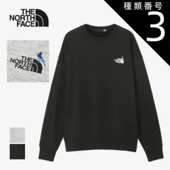 種類3：K/XL ザ・ノース・フェイス トレーナー スウェット メンズ THE NORTH FACE NT12441 ZOO PICKER CREW M / L / XL グレー ブラック リラックスシルエット UVカット  ノースフェイス (241030)