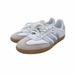 美品 adidas SAMBA OG JI2725 アディダス サンバ JI2725 スニーカー ホワイト シルバー サイズ 22