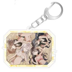 時々ボソッとロシア語でデレる隣のアーリャさん トレーディングアクリルキーホルダー 水着Ver 集合 アリサ・ミハイロヴナ・九条(アーリャ) 周防有希 マリヤ・ミハイロヴナ・九条(マーシャ) 君嶋綾乃 ロシデレ グッズ キーホルダー