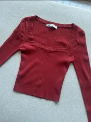 ZARA ザラ スクエアネック ニット トップス