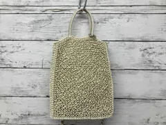 ANTEPRIMA／ショルダーバッグ／2way／編み込み／ホワイト／変色有