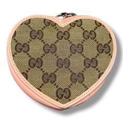 GUCCI グッチ ハート コインケース 財布 GGキャンバス - メルカリ