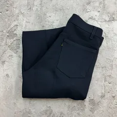 90s　Levi's　リーバイス　517　ポリエステルパンツ　ボトムス　ドレスジーンズ　古着　ネイビー　紺色　W33 L32