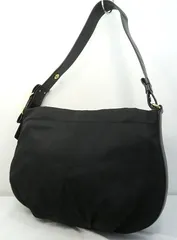 s25g-001x【中古】Salvatore Ferragamo ｻﾙﾊﾞﾄｰﾚ ﾌｪﾗｶﾞﾓ ﾅｲﾛﾝ ｼｮﾙﾀﾞｰﾊﾞｯｸﾞ ﾜﾝｼｮﾙﾀﾞｰ ﾌﾞﾗｯｸ AU-21/D337