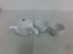 【TAKA66-38】◇急須＆湯呑　３点セット　白