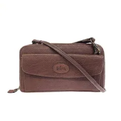IBIZA イビサ ショルダーウォレットバッグ  レザー    ブラウン レディース / 240001182006
