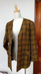 チェックのメンズジャケット　（難あり）