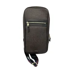 Paul Smith ポールスミス ボディバッグ ブラウン 鞄 メンズ お出かけ レザー 中古 W1