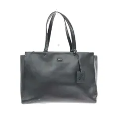 agnes b. アニエスベー トートバッグ  ロゴプレート/PVC    ブラック レディース / 240001182010